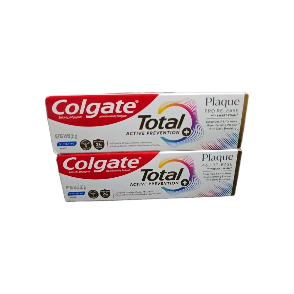 Pack‎ Of 6 Colgate Total Active Protection Toothpaste, 3.3oz /5.1oz - Picture 2 of 8